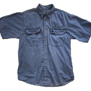Browning Men's Short Sleeve Large Blue Hunting/Outdoor/Casual